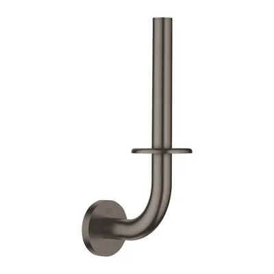 Suport hartie igienica Grohe Essentials, montare pe perete, fixare ascunse, brushed hard graphite - 40385AL1