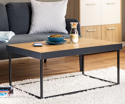 Masuta de cafea Passione, Inter Link, 90x55x40 cm, lemn, stejar