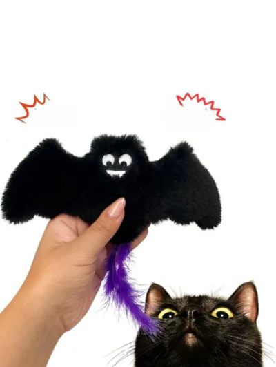 Jucarie pentru pisici, Paws & Whiskers, Miyav 1024, Alb/Negru