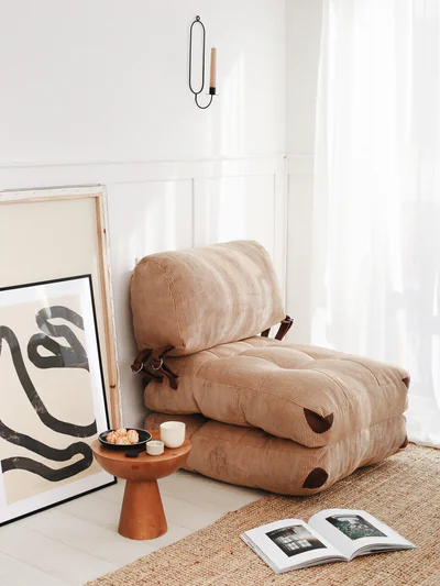 Fotoliu extensibil, Atelier del Sofa, 383EVN1102, Camel