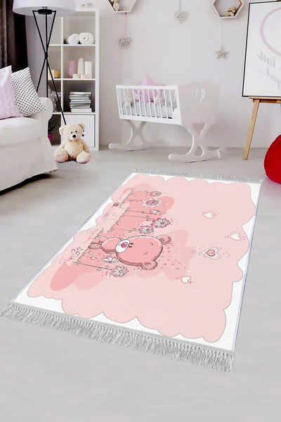 Covor pentru copii, ELS554, 80x300 cm, Multicolor