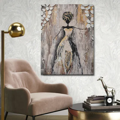 Tablou decorativ, OPG1212031495, Cadru: 100% LEMN (grosime: 3 cm), Multicolor