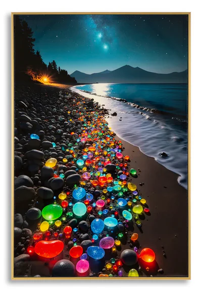 Tablou decorativ, Mauro Ferretti, Colors -B, 60x90 cm, lemn de pin/canvas, multicolor