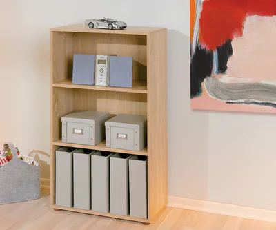 Corp biblioteca Parini 2, Inter Link, 60x30x110 cm, PAL, sonoma