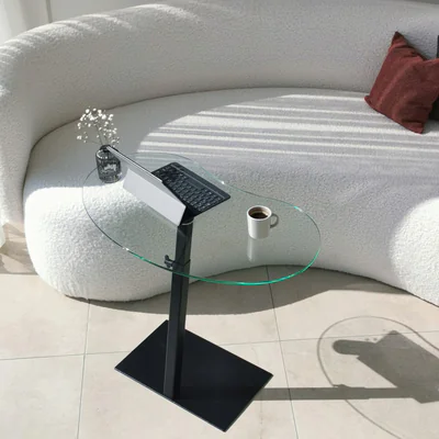 Masuta de cafea, Hanah Home, Fagioli, 70x75x40 cm, Negru