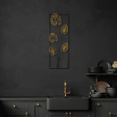 Decoratiune de perete, Strawberry, Dimensiune: 32 x 90 cm, Multicolor