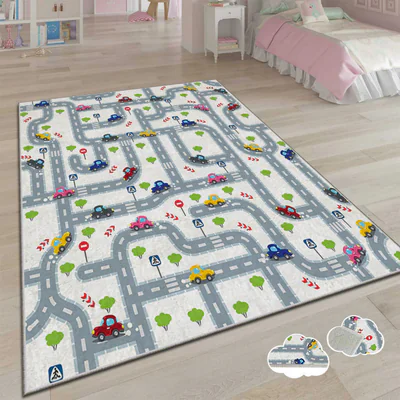 Covor pentru copii, Csbrghl-279, 120x180 cm, Multicolor