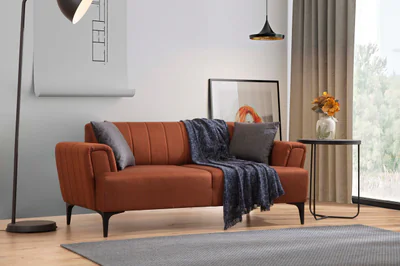 Canapea 2 locuri, Atelier del Sofa, 560ARE2239, Caramiziu